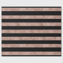 Search for rose gold glitter wrapping paper Stripes
