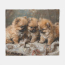 Search for pomeranian blankets Vintage