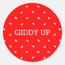 Search for giddy up stickers Western