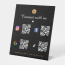 Search for social media qr code signs Gold