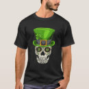 Search for st patricks day skull tshirts Clover