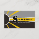 Search for solar power business cards Professional