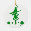 Search for clover christmas tree decorations Leprechaun