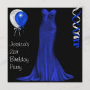 Search for formal 21st birthday invitations Silver
