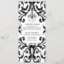 Search for halloween party menus Black and white