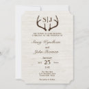 Search for antlers wedding invitations Stag