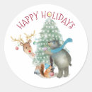 Search for reindeer envelope seals Watercolor