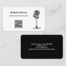 Search for microphone business cards Musician