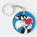 Search for looney tunes character key rings Sylvester