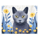 Search for russian blue cat art Nebelung