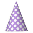 Search for purple paper party hats Circle