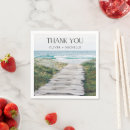 Search for beach wedding napkins Watercolor