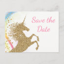 Search for unicorn save the dates Baby shower