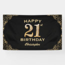 Search for 21st birthday black gold party decor Twenty first birthday