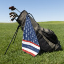 Search for red white and blue golf towels Monogrammed