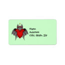 Search for vampire bat return address labels Cute