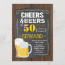 Search for beer cheers invitations Cheers to 50 years