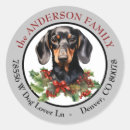 Search for dachshund christmas stickers Animal