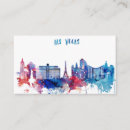 Search for skyline business cards Watercolor