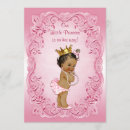 Search for african american princess baby shower invitations For her