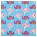 Search for mermaid pattern fabric Blue