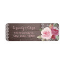 Search for wood grain return address labels Floral