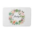 Search for bohemian bath mats Floral