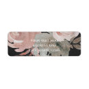 Search for dark pink return address labels Flowers