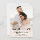 Search for change of plans wedding announcement cards Script