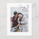 Search for change of plans postcards Postponed