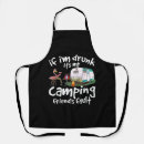 Search for funny camping aprons Camper
