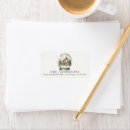 Search for snow globe return address labels Watercolor