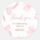 Search for pink ribbon photo stickers Coquette