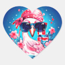 Search for flamingo cartoon stickers Birds