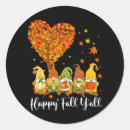 Search for happy gnome stickers Fall