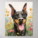 Search for doberman art Dog