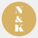 Search for yellow monogram stickers Minimalist