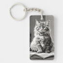 Search for striped cat key rings Grey