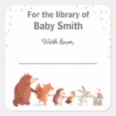 Search for for baby books stickers Woodland baby shower