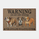 Search for english bulldogs doormats Funny pibull