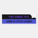 Search for airbag bumper stickers Funny