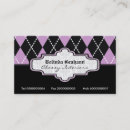 Search for argyle business cards Elegant