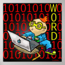 Search for computer words posters Illustration