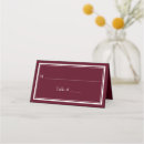 Search for burgundy place cards Classic