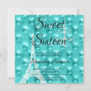 Search for eiffel tower sweet 16 invitations French