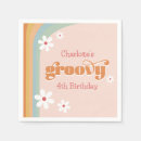 Search for white daisy napkins Retro