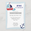 Search for sailboat birthday invitations Blue