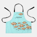 Search for fish painting aprons Chef