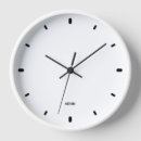 Search for black and white face clocks Modern