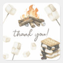 Search for smore thank you stickers Bonfire